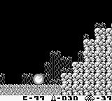 une photo d'Ã©cran de Metroid II - Return of Samus sur Nintendo Game Boy